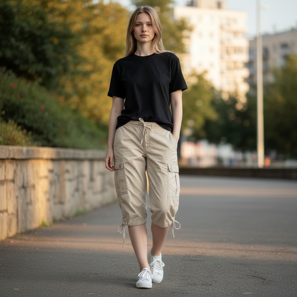 Y2K‎ Prana Khaki Tan Cargo Pants 10 Cotton Hiking Utility Gorpcore Vintage
